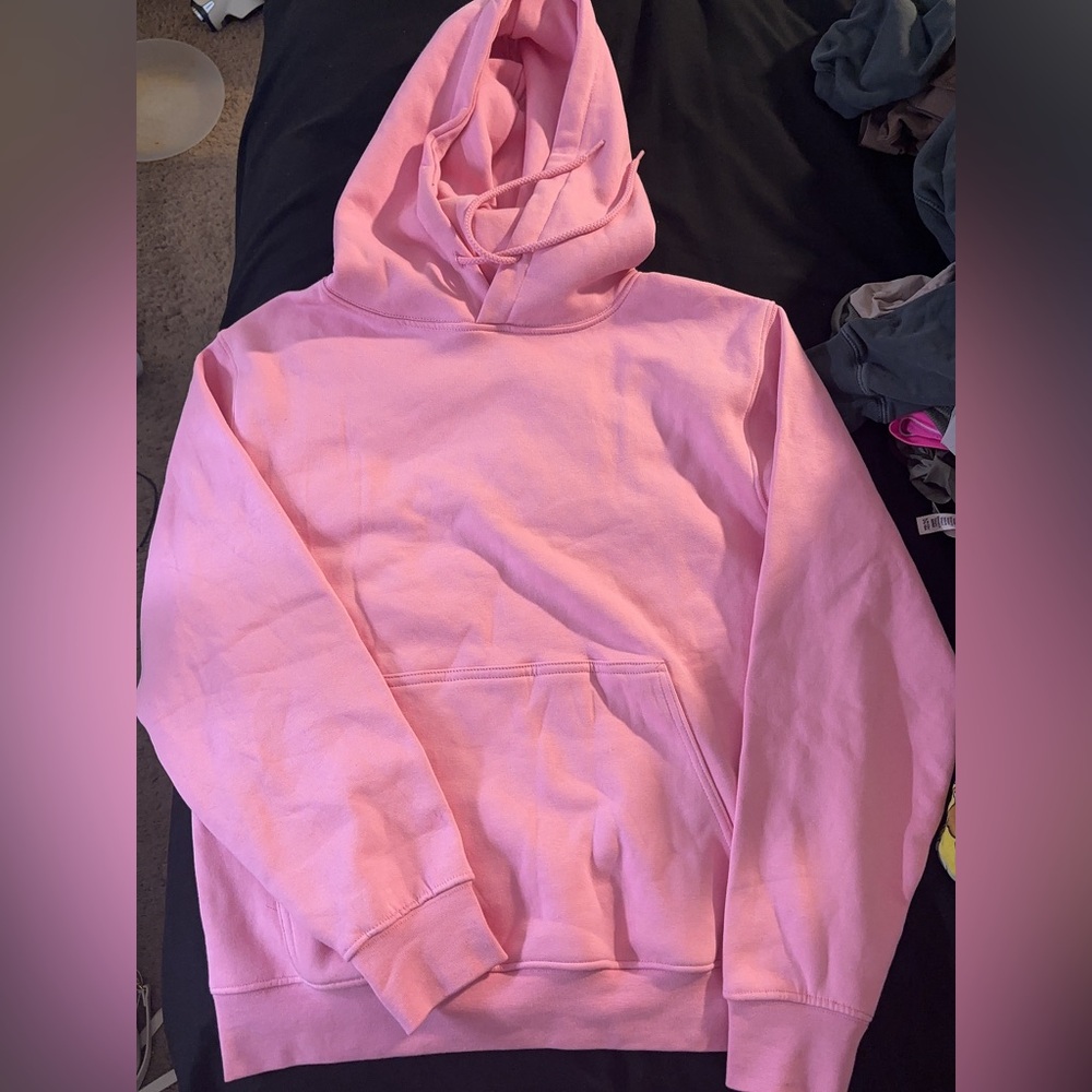 Pink hoodie